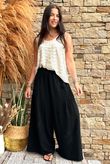 Pure Cotton Santos Quinn Culotte Pant Black /14 =